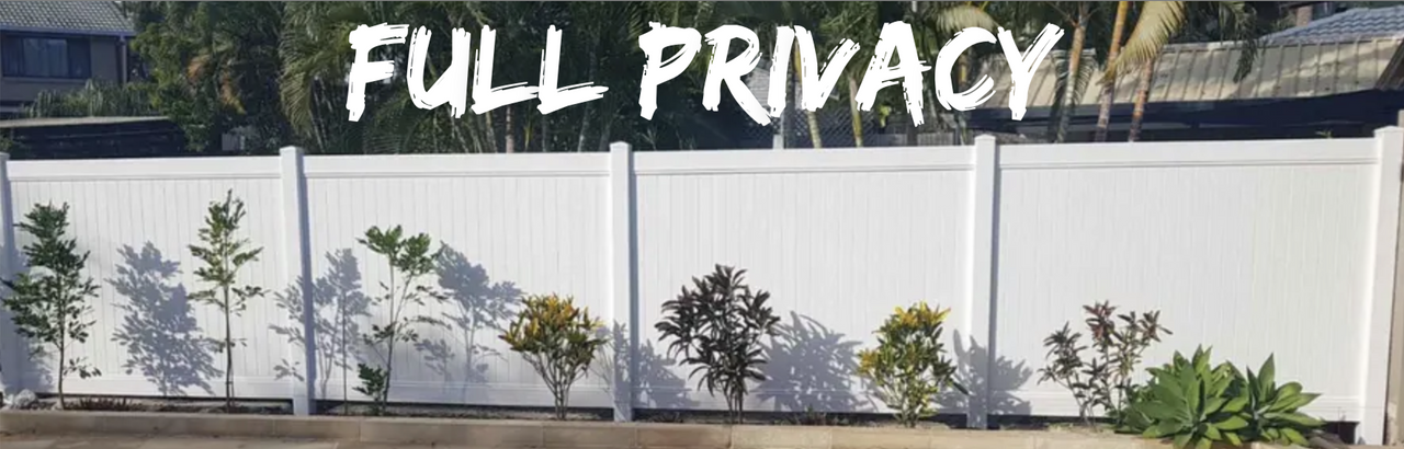 PVC Full Privacy Fencing